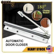 Stainless Steel Automatic Door Self-Closing Hinge Mute Easy to Rebound No slotting Punching Free Doo