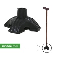 [SG STOCK] D64 4-Legged Walking Stick Rubber Base Accessory