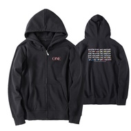New Arrival Izone Concert One The Story Same Printing Zipperpullover Hoodies Fleecethin Loose Sweats