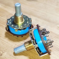 Rotary Selector 3 Position 4P3T ALPS JAPAN 4 pole 3 Throw 1P3T x 4 Switch Rotary potentiometer Switc