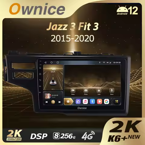 Ownice K6+ 2K for Honda Jazz 3 2015 - 2020 Fit 3 GP GK 2013 - 2020 Car Radio Player Navigation GPS A