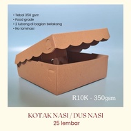 Kraft Rice Box 20x20 - 18x18 Kraft Lace Rice Box/ 350gsm Catering Box/ R10K 20x20 - R8 18x18. Conten