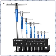 Eigell Hexagonal Key Game with T -handle, Allen Key 2/2, 5/3/4/5/10mm, Repair Tool, Allen Key