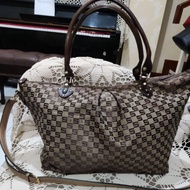 Sisley ORIGINAL TOTE BAG CANVAS PRELOVED WELL USED