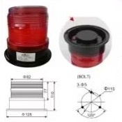Solar warning light