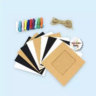 Hanging Photo Frame / Wooden Clip Photo Frame 2R Plain