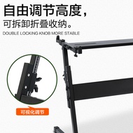 Electronic Keyboard Stand Z-Shaped Stand Bracket Electric Piano Stand Foldable Universal 61-Key 88-K
