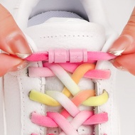 Colorful Round Elastic Shoe Laces No Tie Shoe Laces for Sneakers Adult Kids Nice Capsule Buckle Tennis Shoelace Without Ties Shoes Accessories