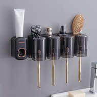 (พร้อมส่ง)ECOCO ที่วางแปรง ที่ใส่แปรงสีฟัน หรูหราเบา ติดผนัง  ไม่ต้องเจาะ บีบยาสีฟัน