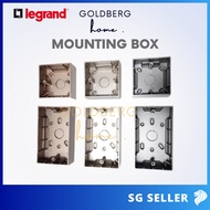 Mounting box 1 gang 2 gang- Legrand galion Schneider AvataronC compatible  | Goldberg Home