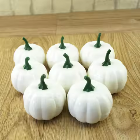 Artificial Pumpkins Fall Crafts Diy Foam Pumpkins For Centerpiece Garden Fireplace Decor