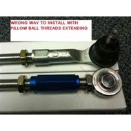 MEGAN RACING Nissan S13 / 14 / 15 / CEFIRO A31 &amp; R34 Steering Adjustable Front Outer Tie Rod Ends