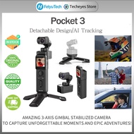 Feiyu Pocket 3 3-Axis Gimbal Stabilized Action Camera 4K 60FPS Pocket Camera with AI Tracking for Yo