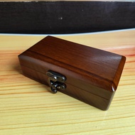 kotak lintingan tempat penyimpanan tembakau bentuk kotak sedang bahan kayu jati asli