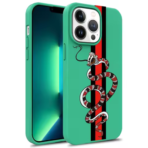 Classic street snake line Soft Case for iPhone degrade liquid Phone Cover 16 15 14 13 12 11 Pro Mini
