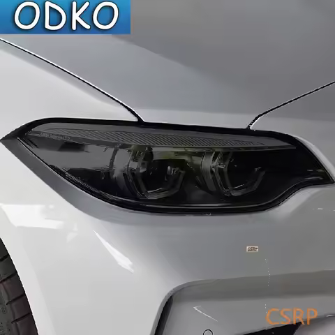 For BMW M2 F87 M3 F80 M4 F82 F83 M5 F10 F90 M6 M8 I3 I8 Z4 E89 G29 Car Headlight Tint Smoked Black P
