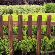 【In Stock】Wooden Fence, Outdoor Garden Fence, Courtyard Decoration, Inserted Fence, Lawn Green Raili
