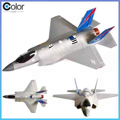 Rc 380mm Wing F-35a Single-Engine 30-Bypass Fixed-Wing Model Aircraft Is A Remote-Controlled Assembl