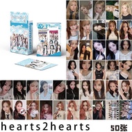 [50Pcs] Hologram Pack Photocard H2H He4Rt 2 H34Rth Glitter Album Lomo Card Photo Card Kpop Lomocard 