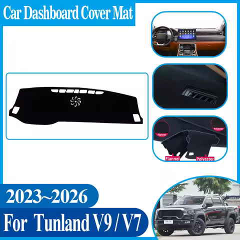 Dashboard Mat Cover For Foton Tunland V9 V7 2025 Accessories 2023~2026 Dash Carpet Dashmat Liners Su