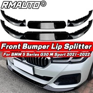 Gloss Black Painted G30 Lip FD Style Front Bumper Lip Spolier Diffuser Body Kit For BMW 5 Series G30
