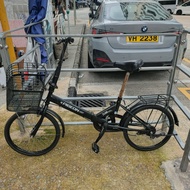 PIGEON 摺疊單車 附有車籃