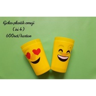 1 piece retail emoji glass