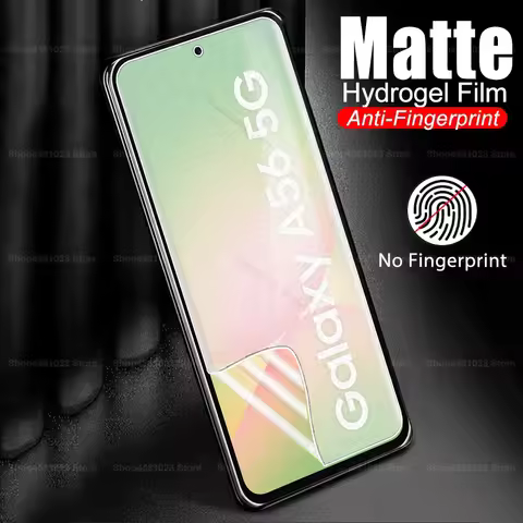 Matte Hydrogel Film For Samsung Galaxy A56 Anti-fingerprint Screen Protector Samsung A56 A36 A26 A16