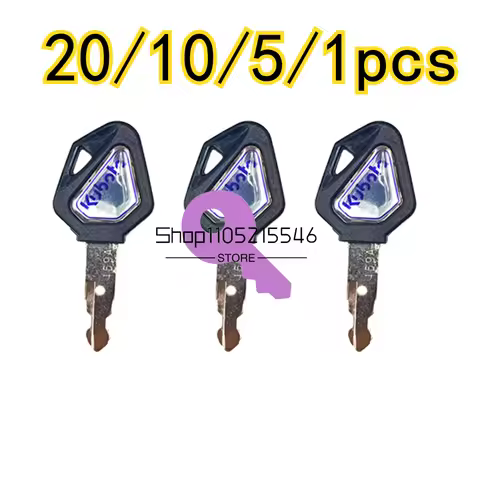 20/10/5/1pcs New Excavator Switch Keys for Kubota U15 U20 U30 U155 U163 U165 U175 U-3 U-5 Ignition S