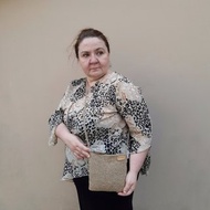 Hand Crochet Natural Woman Jute Bag Handbag Shoulder Bag Crossbody Bag