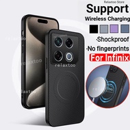 Casing For Infinix GT 20 GT20 Pro 20Pro GT20Pro InfinixGT20Pro Matte Carbon Fiber Pattern Soft TPU M