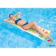 Pek2 Intex Water Mattress / Swimming Pool Mattress | Floating Fashion Mats - White Qxhu