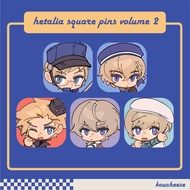 koucheese Hetalia Hetalia Square Pins Volume 2