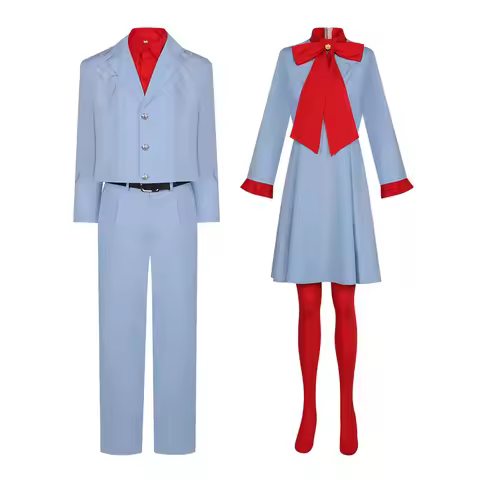 Die With A Smile Blue Set Cosplay Costumes Halloween Costume Carnival Party Performance Clothing for
