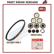 Left Package 3 BRT Super Roller Ninja Ball - Racing VBelt - Mio J