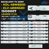 BACKLIGHT TV SONY 48 Inch KDL-48W650D KLV-48W652D LB48009 V1-04