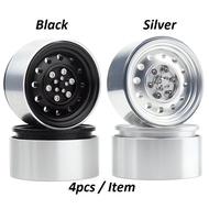 Classic 1.9 Metal Alloy Beadlock Wheel Rim 12 hole RC Crawler mn999 HBR1001