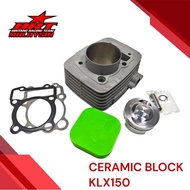 CERAMIC BLOCK KLX150 (BRT) (FORGED PISTON) (63MM / 66MM / 68MM)