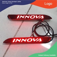 Lampu reflektor bumper belakang mobil toyota INNOVA lama 2004-2015 TULISAN innova