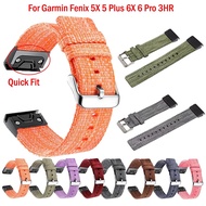 [HOT JUXXKWIHGWH 514] Correa Smart Watch Band Eastfit สายรัดสำหรับ Garmin Fenix6 6X 5X 5 3 3HR Forerunner 935 945 Quick Release Watchband สร้อยข้อมือไนลอน