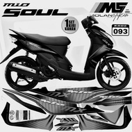 Decal Sticker Striping Variation Mio Soul Karbu 2006-2012 - Mio Soul 115 - Mio Soul Lama/Old - Mio S