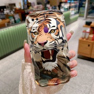 Casing HP OPPO F9 F9 Pro Realme 2 Pro Realme U1 Case casing Softcase Soft Tiger Pattern HP Phone Case Trendy New Silicone Protective Case