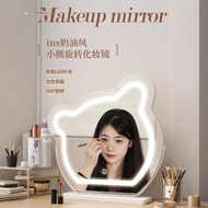 Bedroom Makeup Mirror Led Light Modern Creative Small Mirror Kawaii Asthetic Decoraciones Para Habit