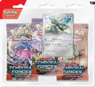 Pokemon TCG: SV5 Temporal Forces 3Pk Blister - Cyclizar Pokemon TCG: SV5 Temporal Forces 3Pk Blister