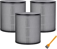 JF100 Replacement Filter Compatible with JF100 Air Purifier,3-in-1 H13 True HEPA Activated Carbon Fi