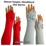 COLORED RIBBON CUFF FOR WOMEN COLORED RIBBON HAND SHOCK FOR WOMEN