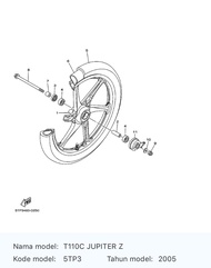 Gear Box Speedometer Analog 5TP-F5190-00 Jupiter Z Komeng