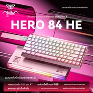 AULA-MOJING | คีย์บอร์ดเกมมิ่ง Magnetic Axis 68 ปุ่ม