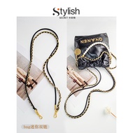 Bag Leather Double Chain Accessories 22bag Garbage Bag mini mini Pearl Chain Shoulder Strap Chain Ad