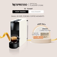 Nespresso Essenza Mini Coffee Machine White/ Coffee Maker / Automated Capsule Coffee Machine Nespresso (C30-ME-WH-NE2)